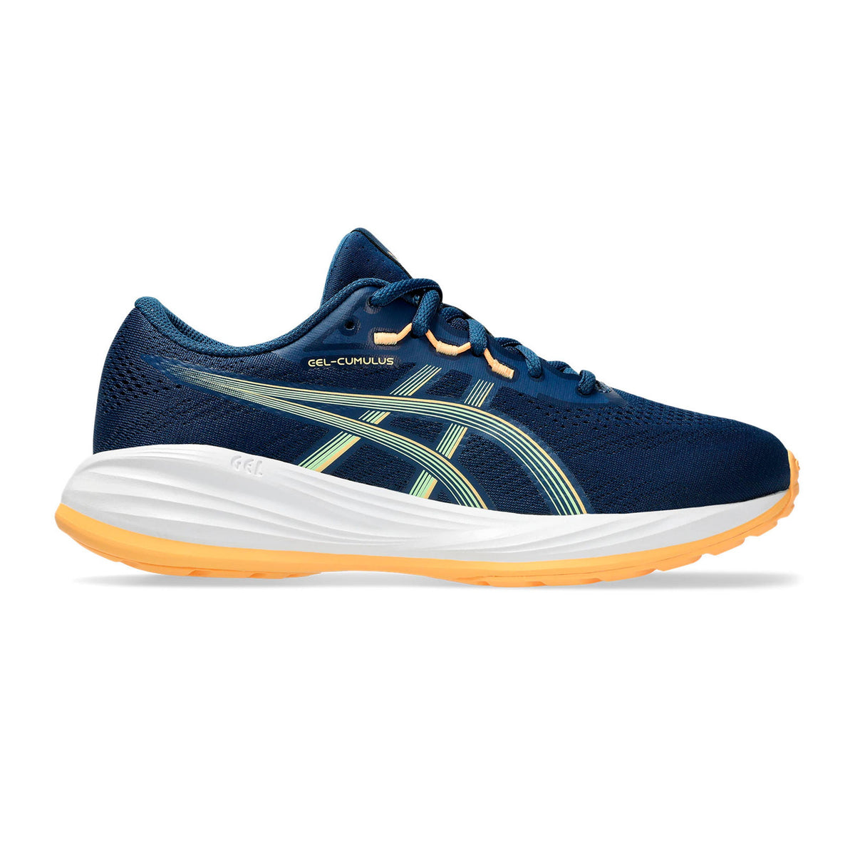 ASICS GEL-CUMULUS 28 GS Chaussure de running sans stabilisateurs Enfants - bleu, orange