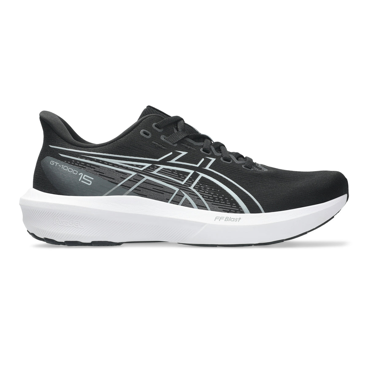 ASICS GT-1000 15 Chaussure de running avec stabilisateurs Hommes - noir, noir
