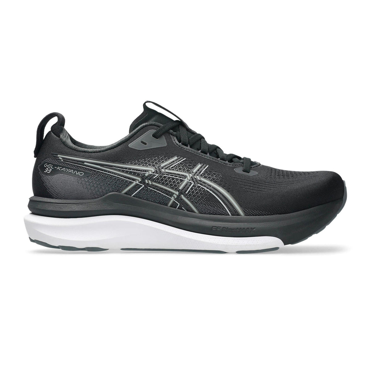 ASICS GEL-KAYANO 33 Chaussure de running avec stabilisateurs Hommes - noir, blanc