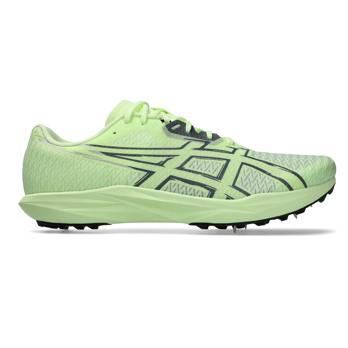 ASICS SONICRACER XC Spikes Unisex - jaunes fluo, noir