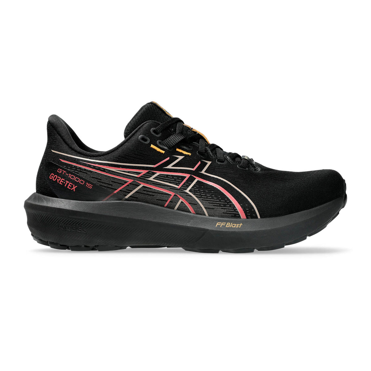 ASICS GT-1000 15 GTX Chaussure de running avec stabilisateurs Hommes - noir, rose