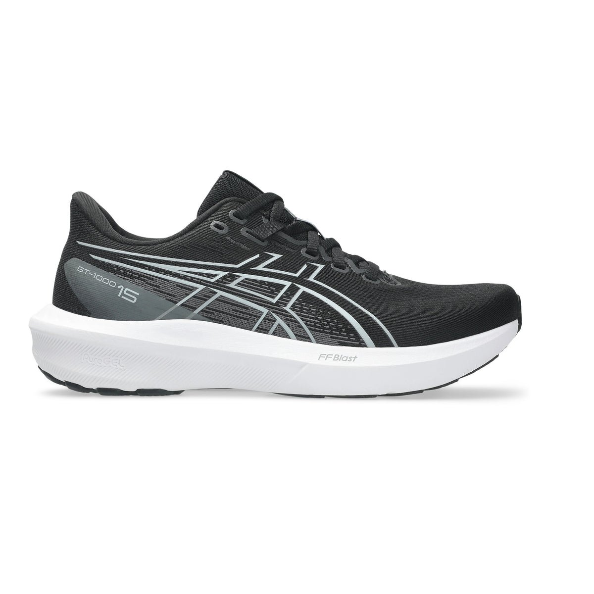 ASICS GT-1000 15 Chaussure de running avec stabilisateurs Femmes - noir, noir