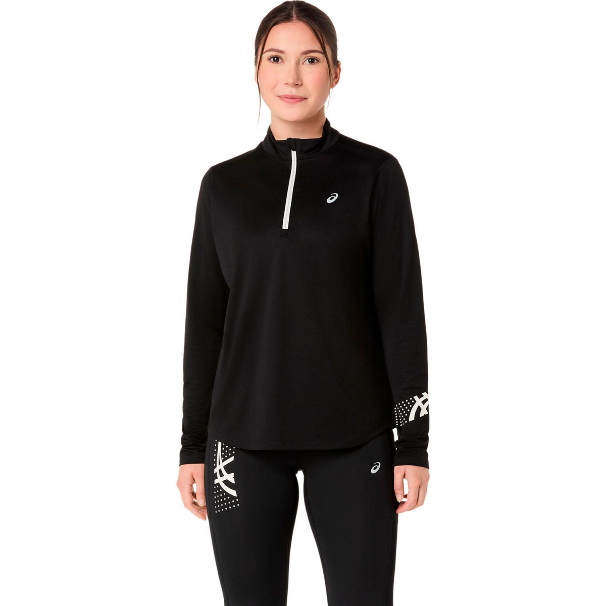 ASICS Icon 1/2 Zip  Maillot de course - noir