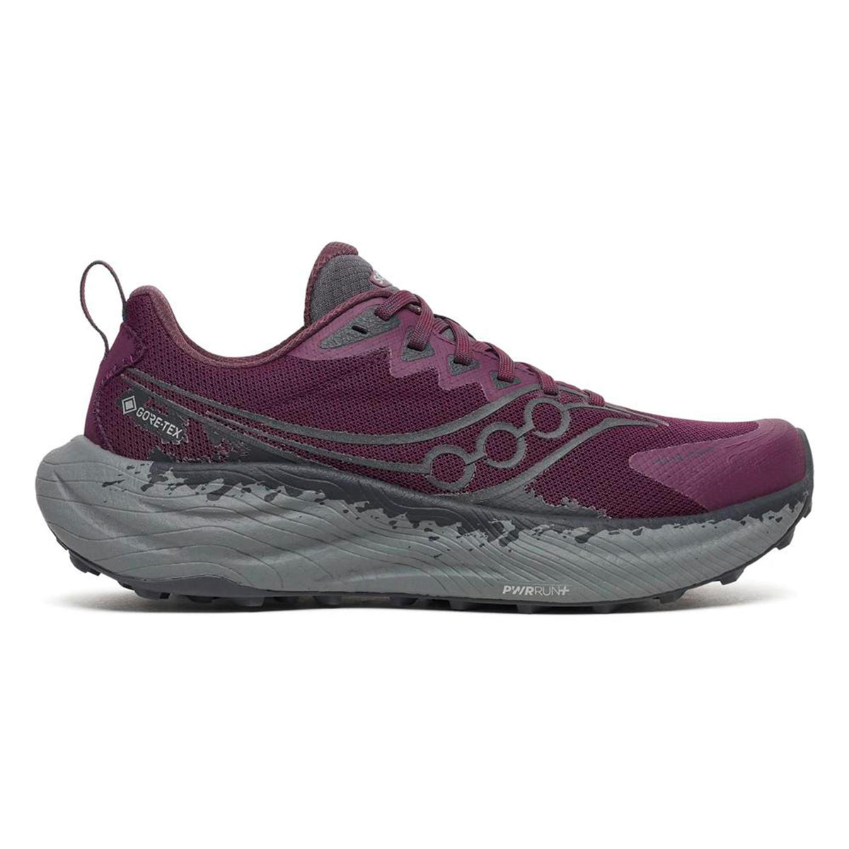 Saucony Ride TR3 GTX Chaussure de running sans stabilisateurs Femmes - rouge vin, gris