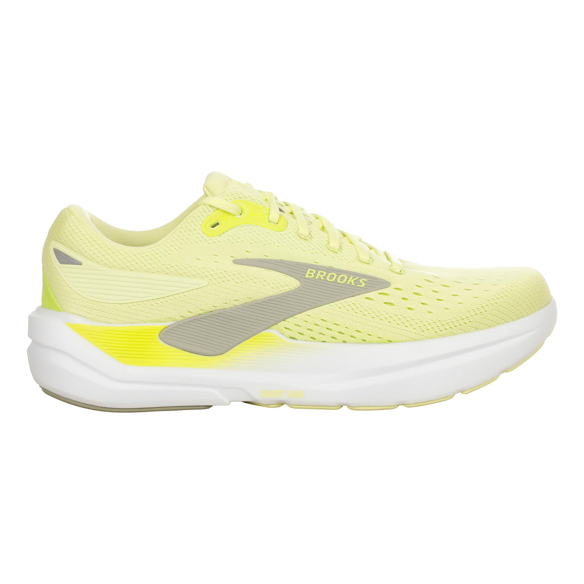 Brooks Ghost Max 3 Chaussure de running sans stabilisateurs Hommes - jaune, jaune lemon