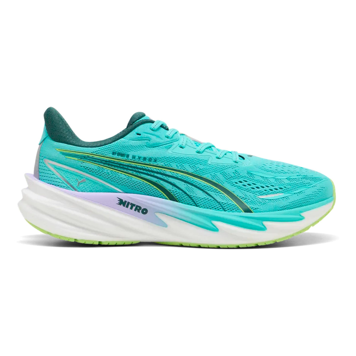Puma Velocity Nitro 5 HYROX Chaussure de running sans stabilisateurs Hommes - turquoise, lilas