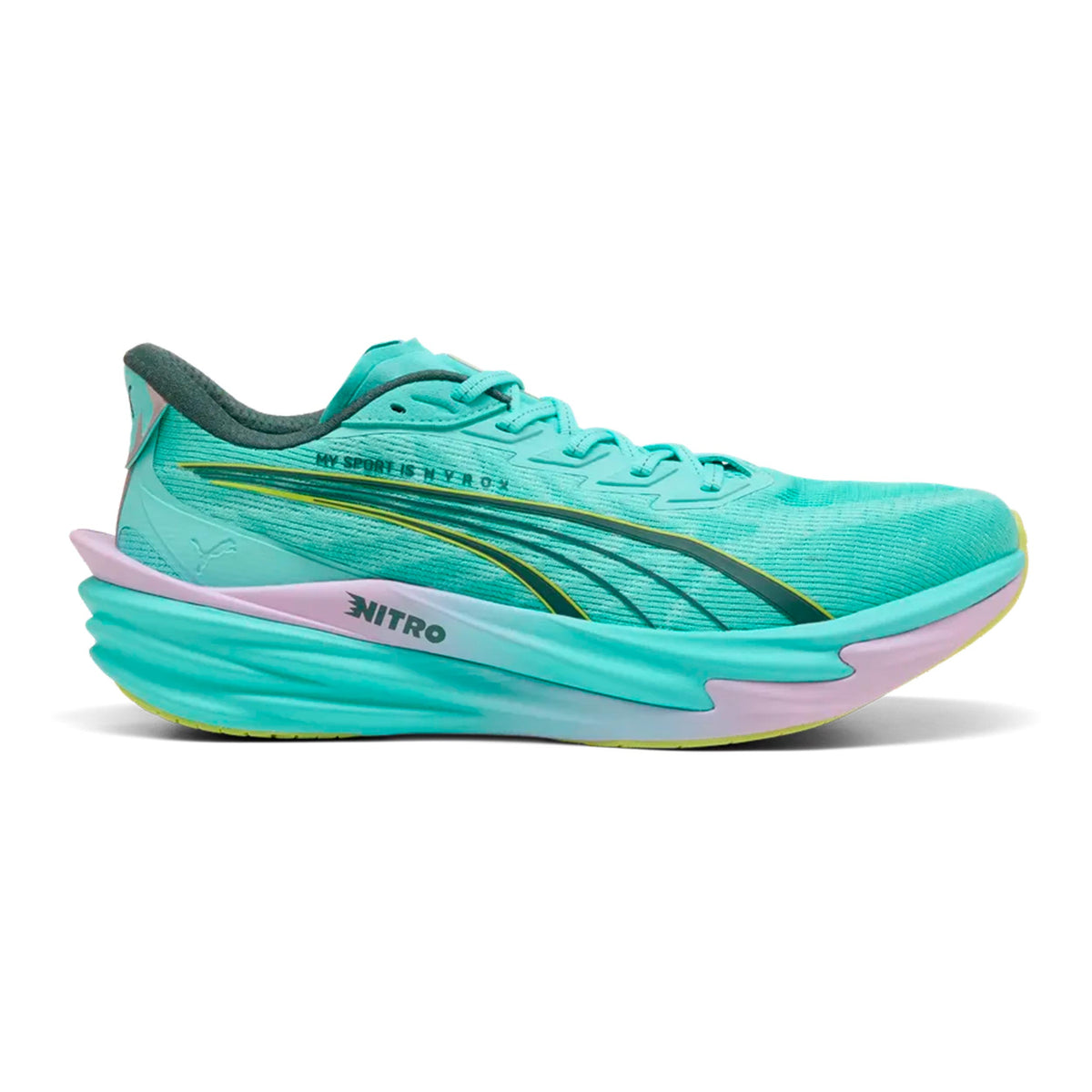 Puma Deviate Nitro 4 HYROX Chaussure de running sans stabilisateurs Femmes - turquoise, lilas