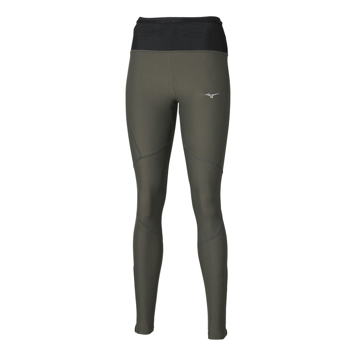 Mizuno Multi Pocket  Collant de course Femmes - vert olive