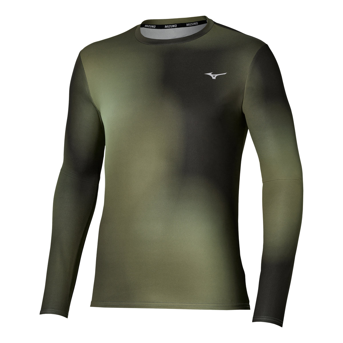 Mizuno Core Graphic Maillot de course Hommes - vert foncé, vert olive
