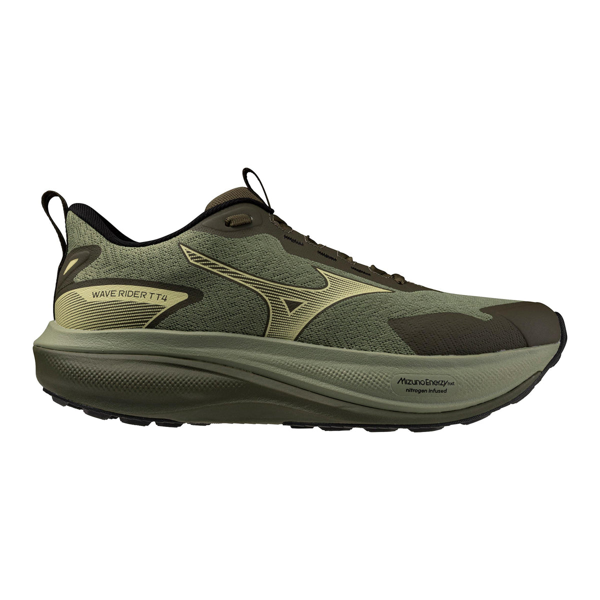 Mizuno Wave Rider TT 4  Chaussure trail Hommes - sauge, vert foncé