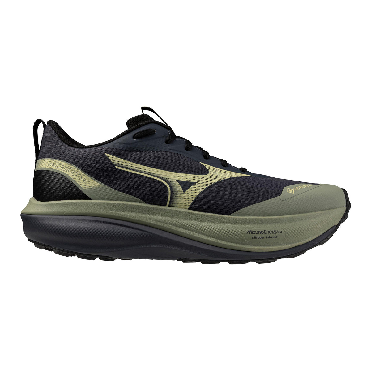 Mizuno Wave Rider GTX 4  Chaussure trail Hommes - sauge, bleu foncé