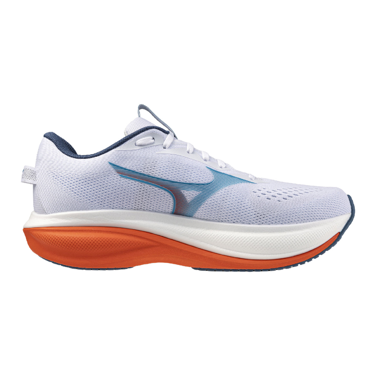 Mizuno Wave Rider 30  Chaussure de running sans stabilisateurs Hommes - blanc, bleu