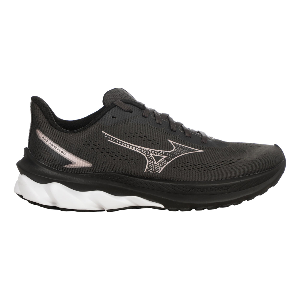 Mizuno Wave Serene 3 GTX  Chaussure de running sans stabilisateurs Femmes - gris foncé, noir