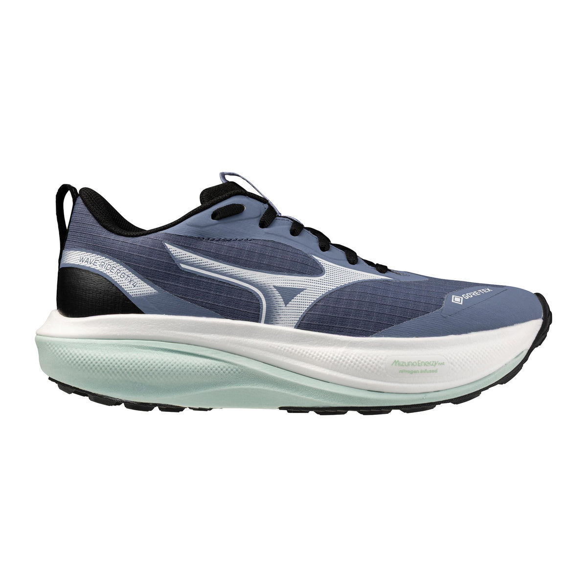 Mizuno Wave Rider GTX 4  Chaussure trail Femmes - bleu gris, menthe
