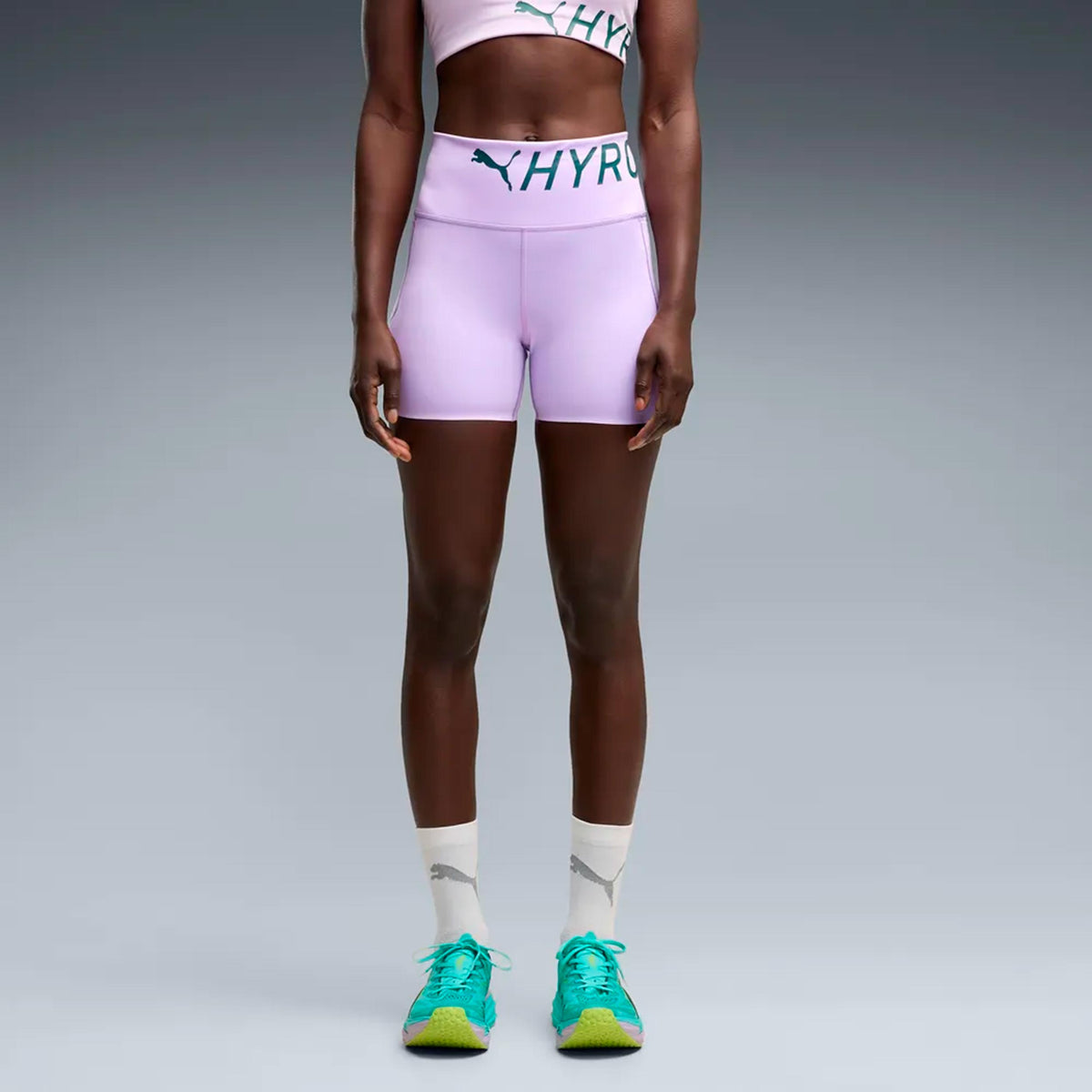 Puma HYROX PWRMODE 4in   Collant de course Femmes - lilas