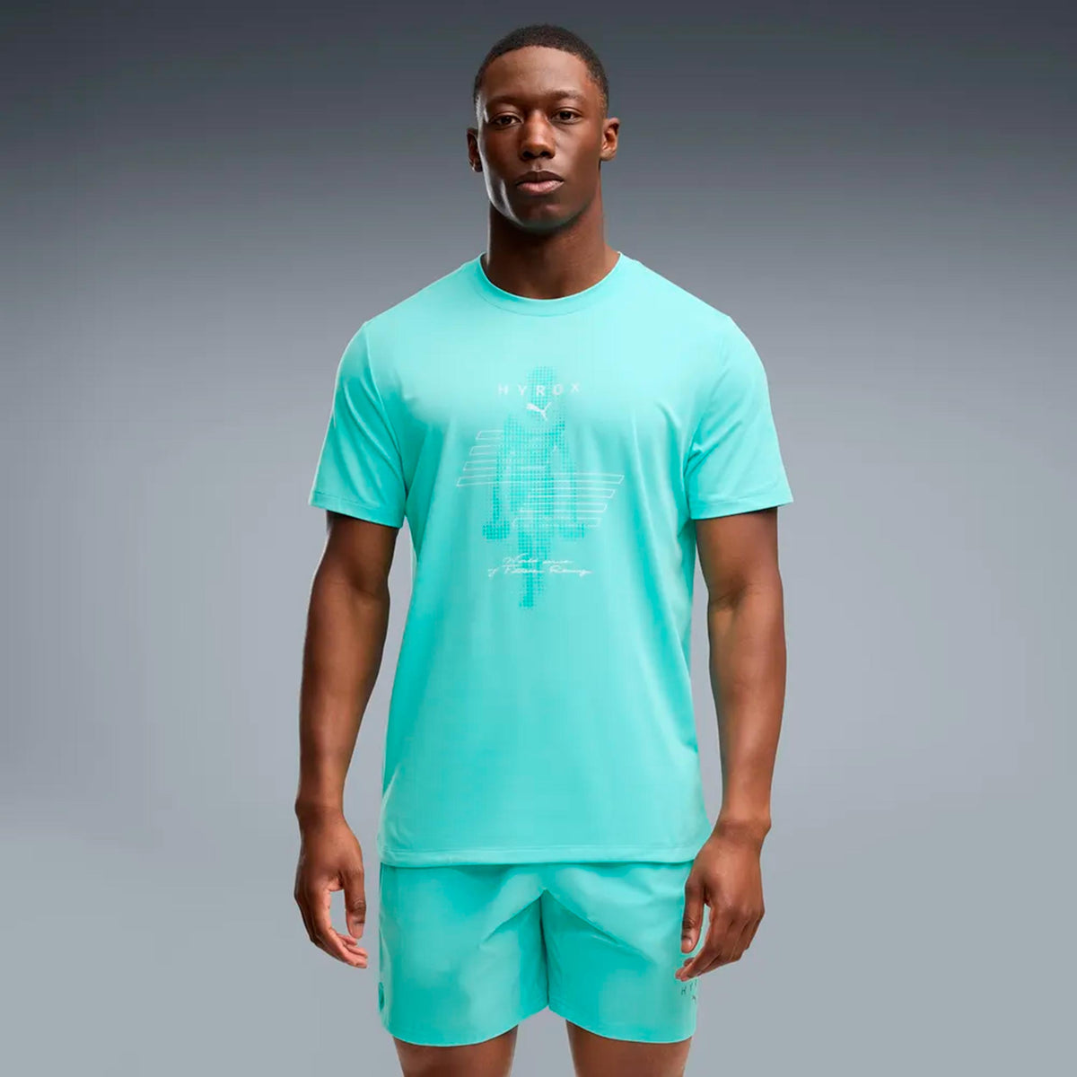 Puma HYROX Cloudspun Thermoadapt  Maillot de course Hommes - menthe