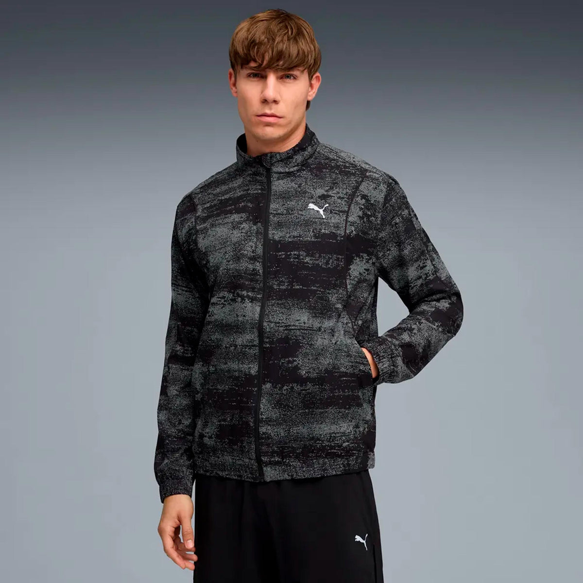 Puma Velocity AOP Woven  Veste running Hommes - noir