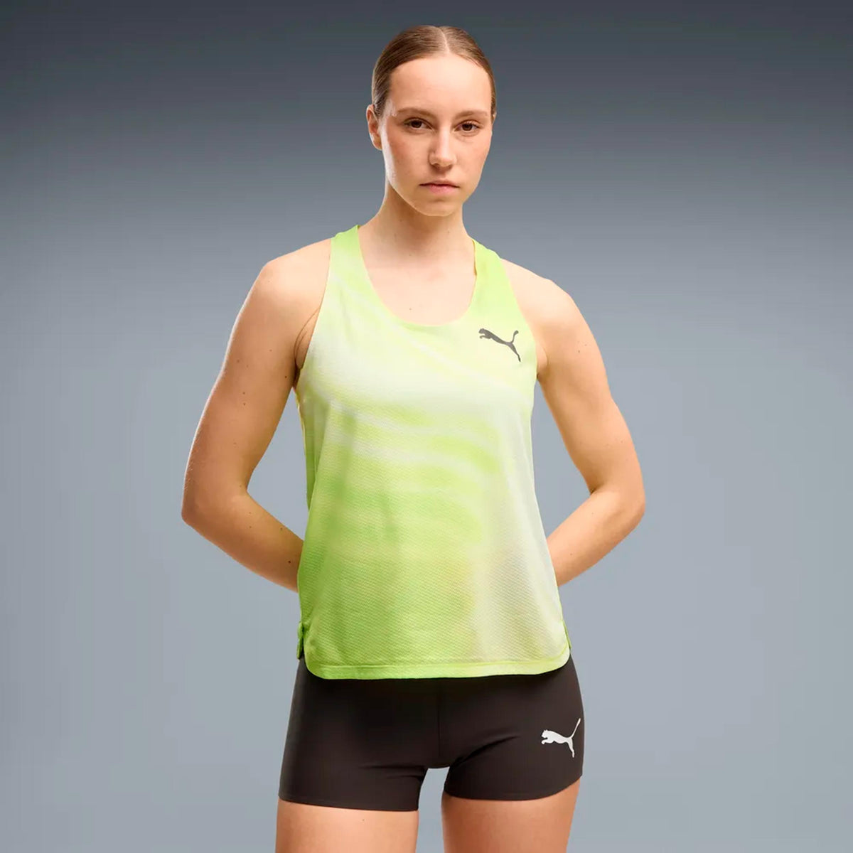 Puma Lightspeed Graphic  Maillot de course Femmes - jaune lemon