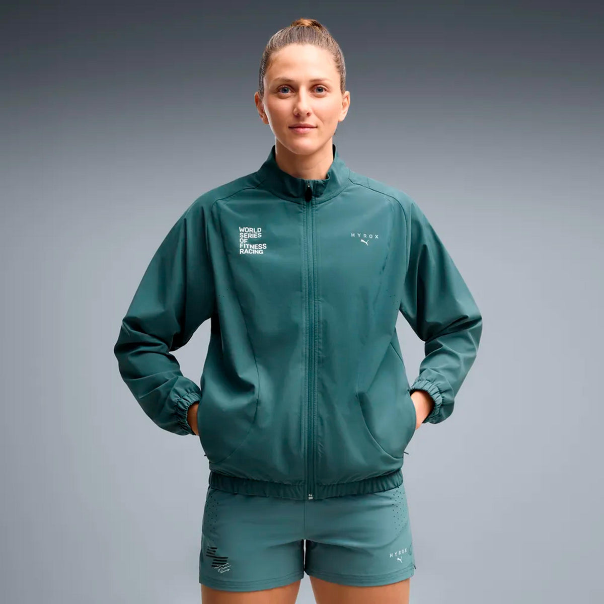 Puma HYROX PWRMODE  Veste running Femmes - vert