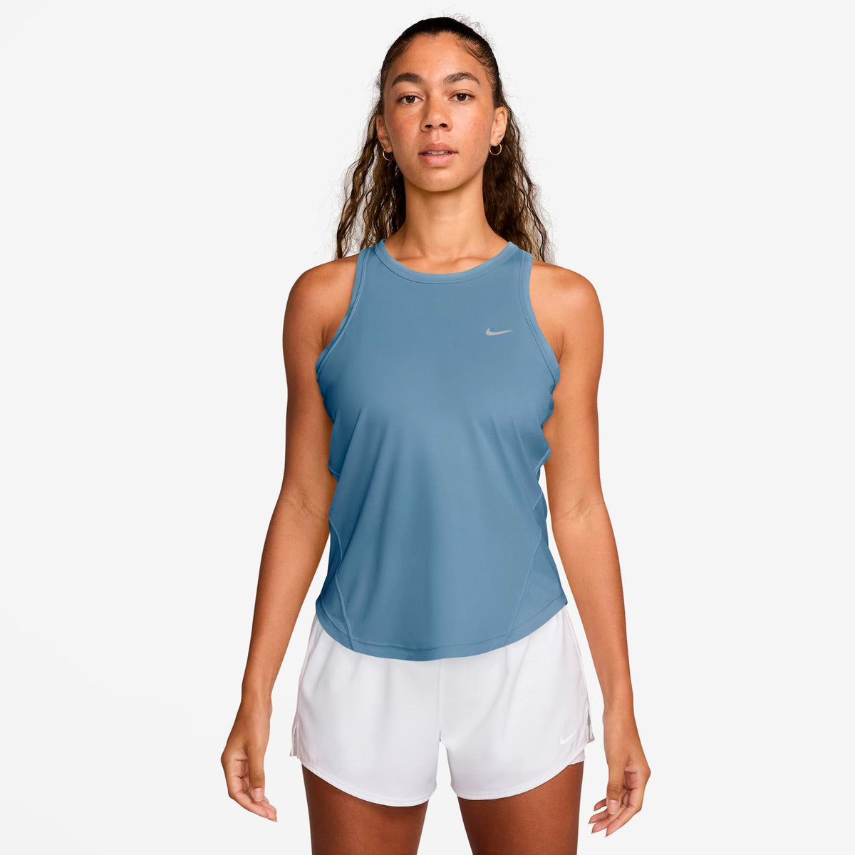 Nike Tempo  Maillot de course Femmes - bleu, argent