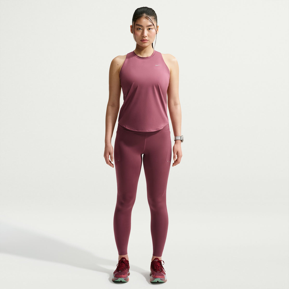Nike Swift  Maillot de course Femmes - mauve, argent