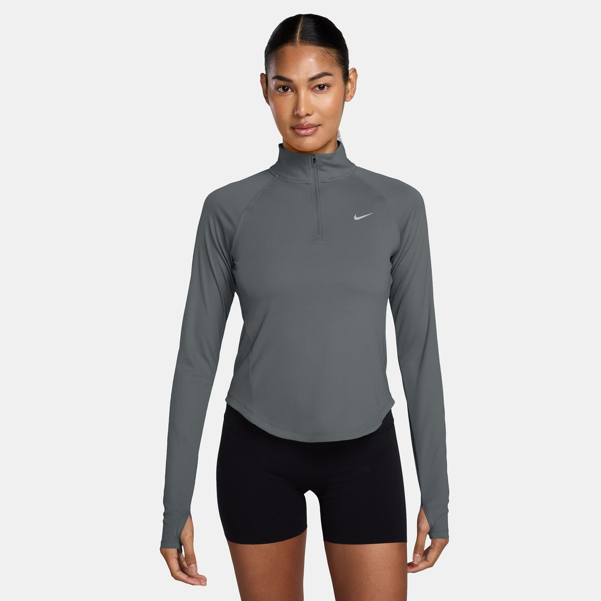 Nike Tempo  Maillot de course Femmes - gris, argent