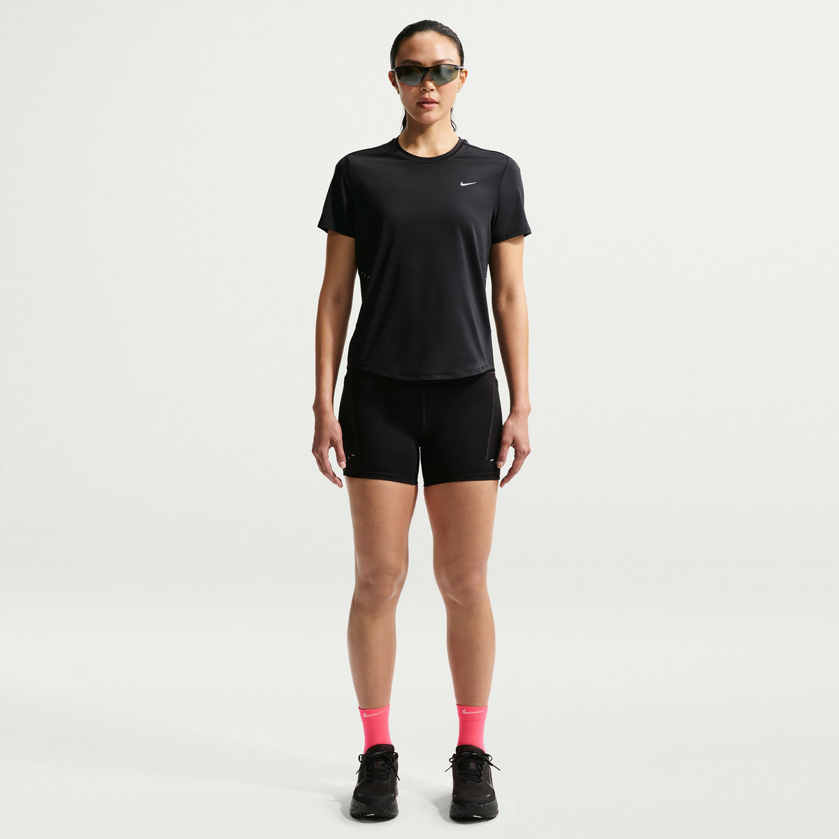 Nike Swift  Maillot de course Femmes - noir, argent