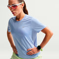 Swift  Maillot de course Femmes - bleu, argent