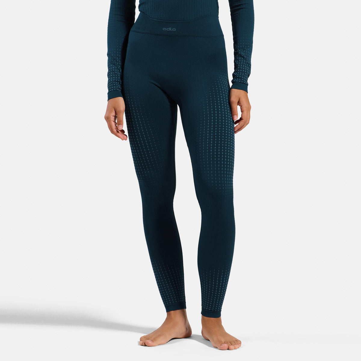 Odlo Performance Warm  Caleçon Femmes - bleu petrol