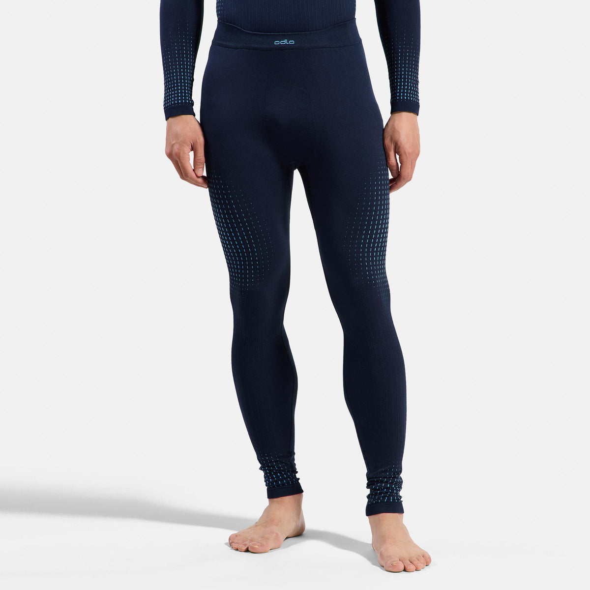 Odlo Performance Warm  Caleçon Hommes - bleu foncé