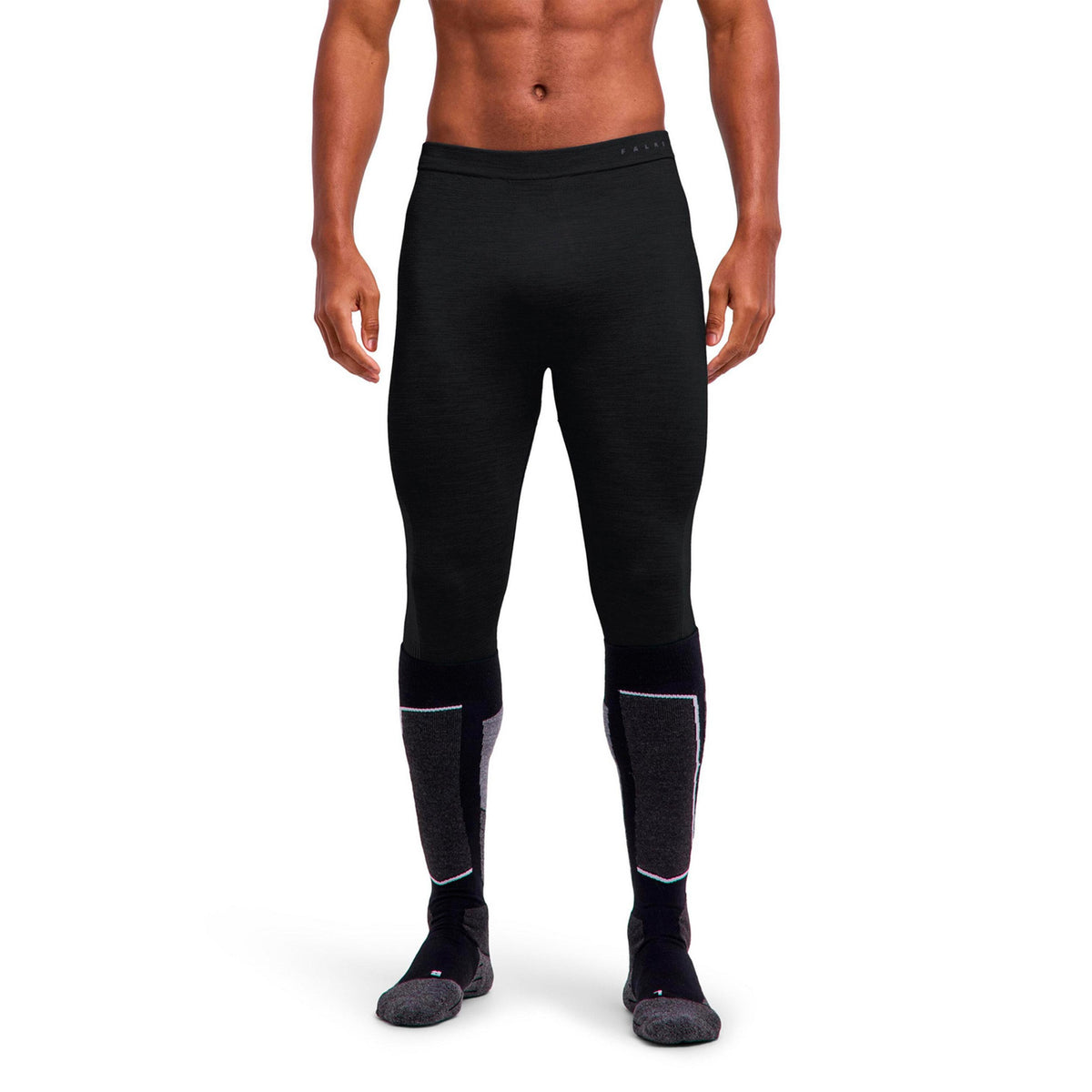 Falke Wool Tech Light 3/4  Collant tight Hommes - noir